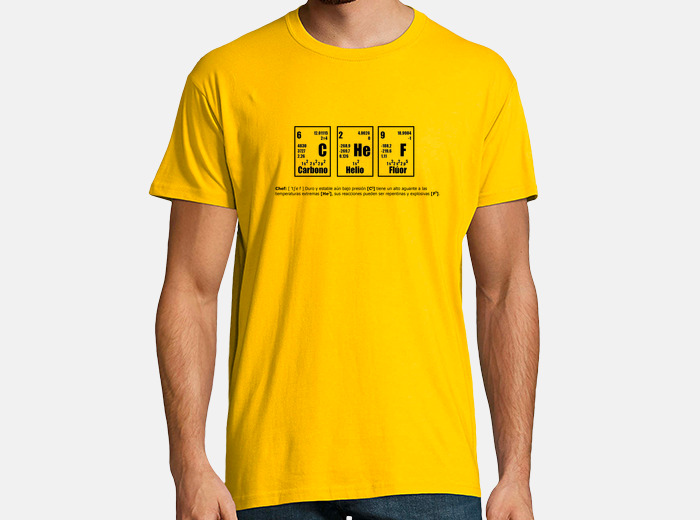 Tee shirt tee shirt homme jaune moutarde tostadora