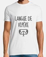 Tee Shirt Langue De Vipere Humour Tostadora Fr