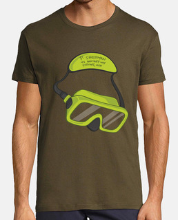 Tee shirt homme, vert militaire, qualité supérieure