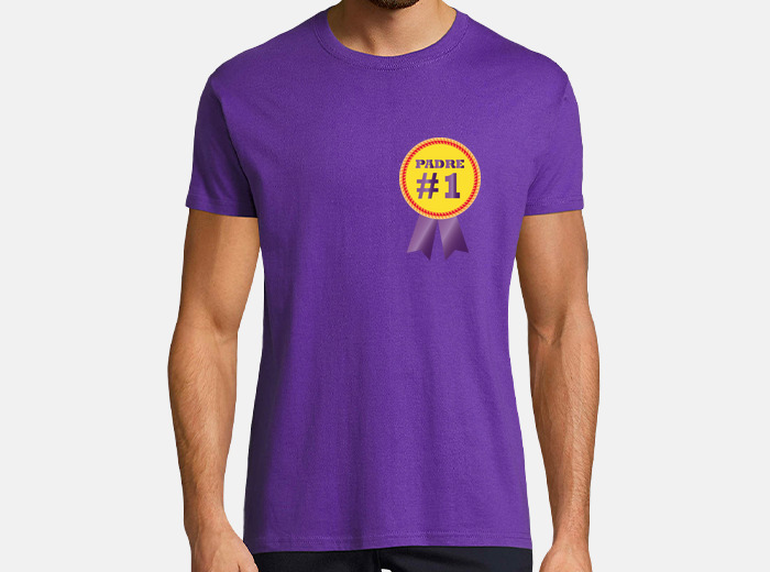 t shirt homme violet