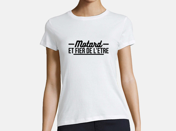 T shirt discount noir et fier