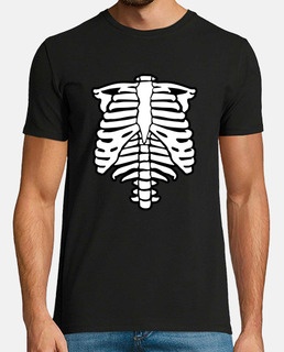 tee shirt squelette homme brut