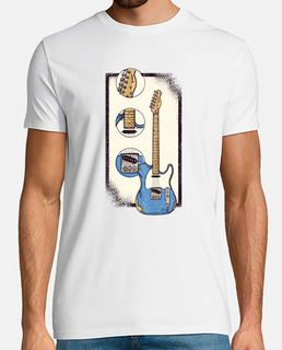 Telecaster parties de guitare musique