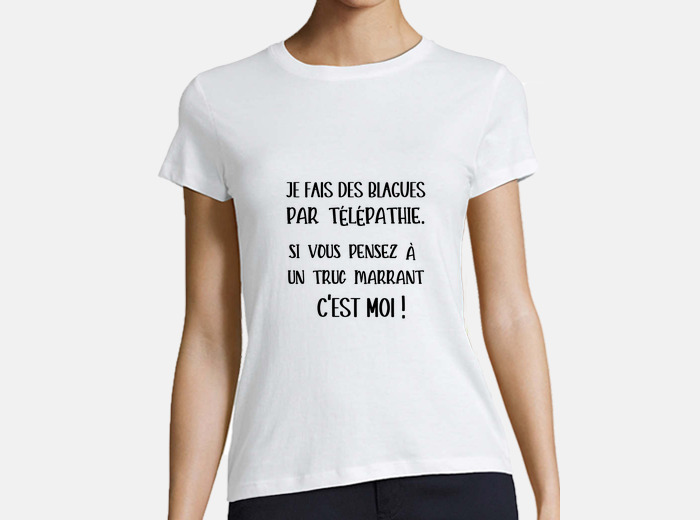 T shirt femme discount rigolo