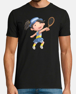 Tennis Girl With Racket