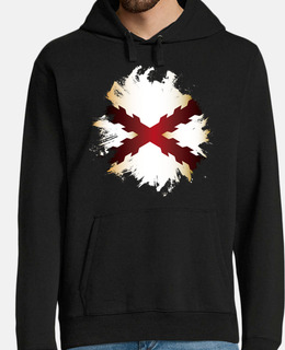 Sudadera cruz de borgoña Clearance