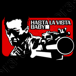 Terminator 2 Hasta La Vista Baby T Shirt Tostadora