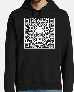 teschio e ossa incrociate qr piccolo bi