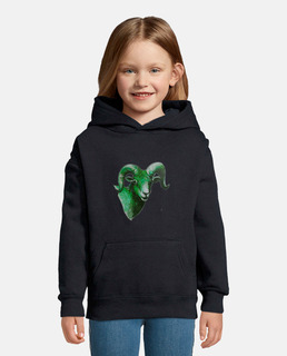 tête de chèvre verte