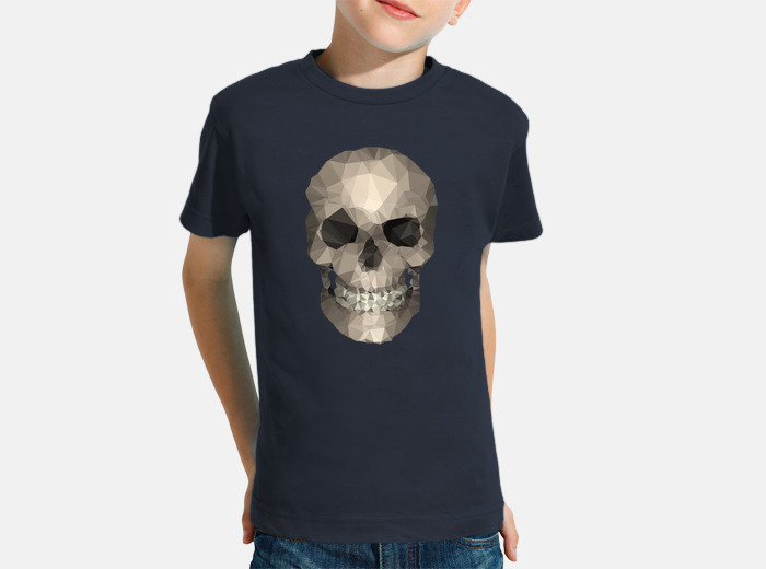 T shirt tete de mort online enfant