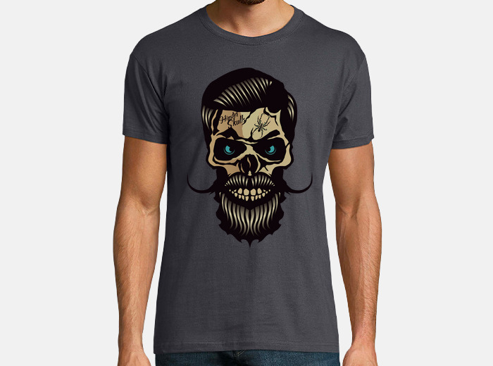 Tee shirt tete de mort hipster crane skull tostadora