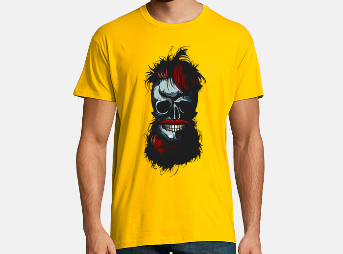 Tee shirt tete de mort hipster crane skull tostadora