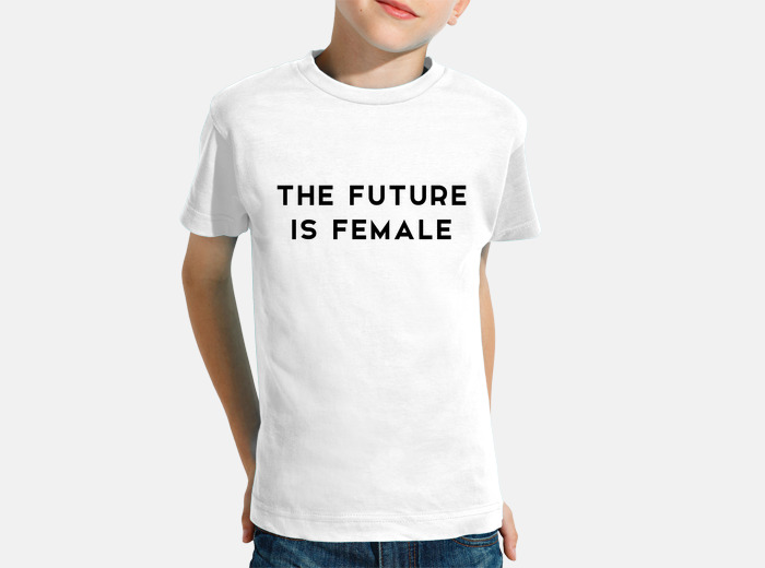 Camiseta ninos the future is female laTostadora