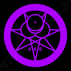 The Mark Of The Beast 666 - purple