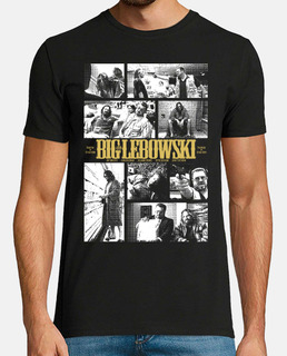 The Big Lebowski Black T-S Yellow