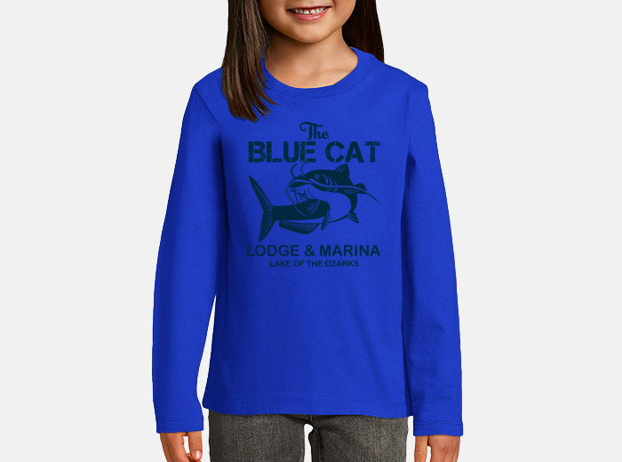 Ozark Blue Cat Lodge Sign Pullover Hoodie