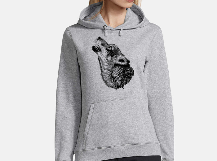 Womens sales wolf hoodie