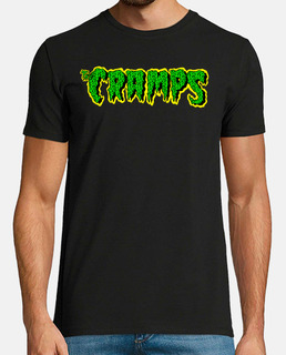 The Cramps Logo leopardo - Borde amarillo