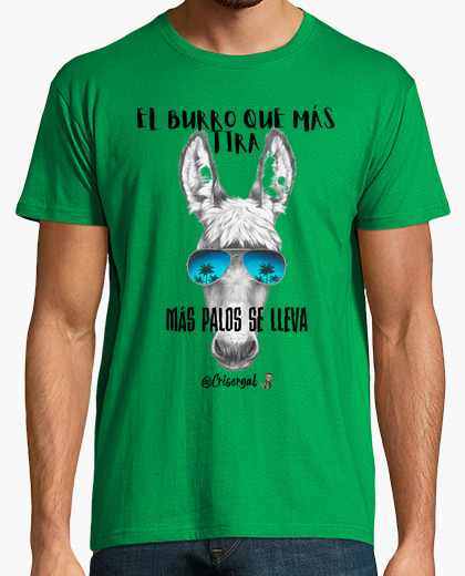 The donkey black letter t-shirt
