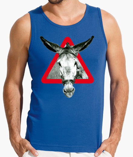 The donkey is stubborn donkey (chest) t-shirt