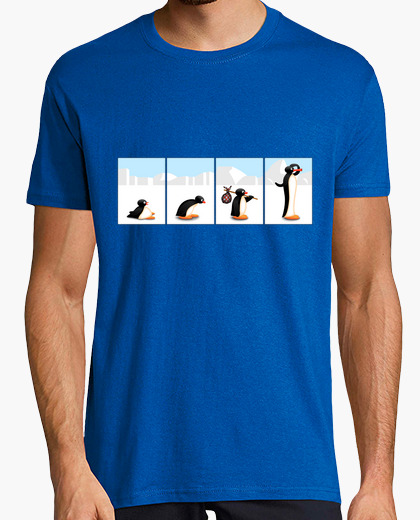 The evolution of penguins t-shirt