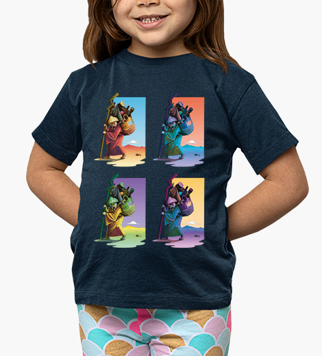 The four phases of the day kids t-shirt