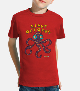 the giant octopus | kids short sleeve
