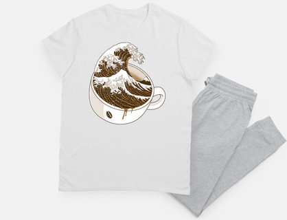 The Great Wave off Coffee