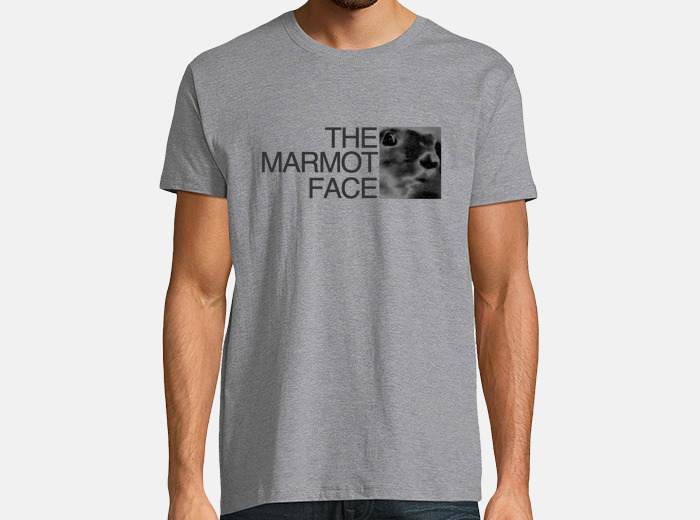 Playera the marmot face - hombre
