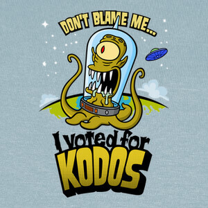 Playeras The Simpsons: I Voted for Kodos