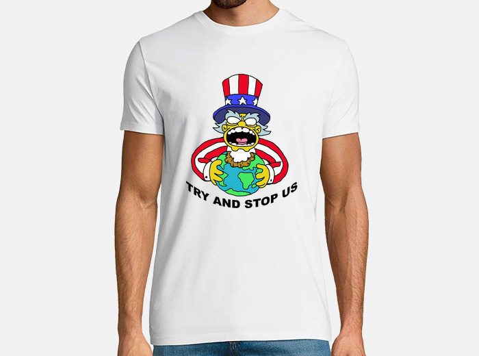 The simpsons uncle sam t-shirt | tostadora
