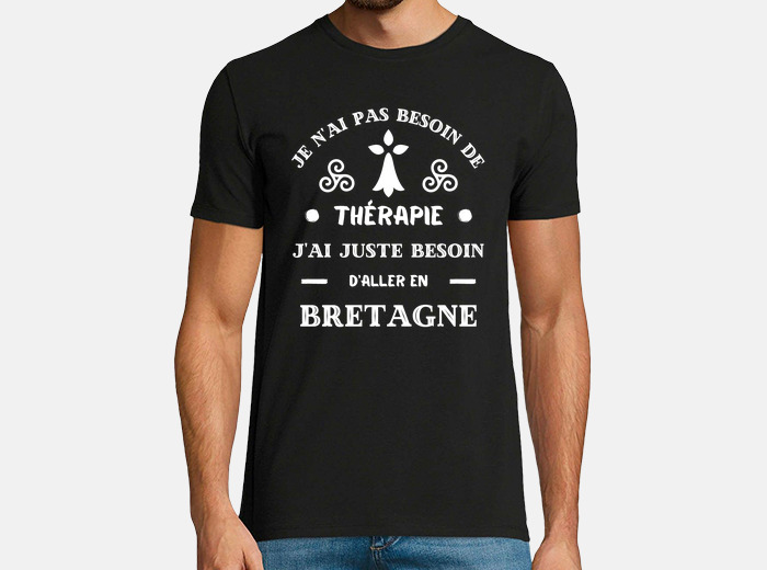 Tee shirt breton clearance humour