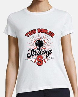 Women T-shirts Bowling coach - Free shipping 