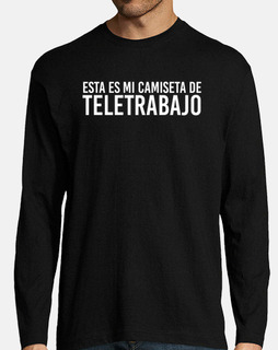 this is my long sleeve mens meme telecommuting t-shirt