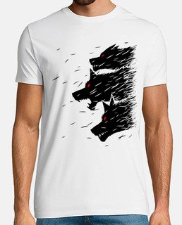 three wolves
