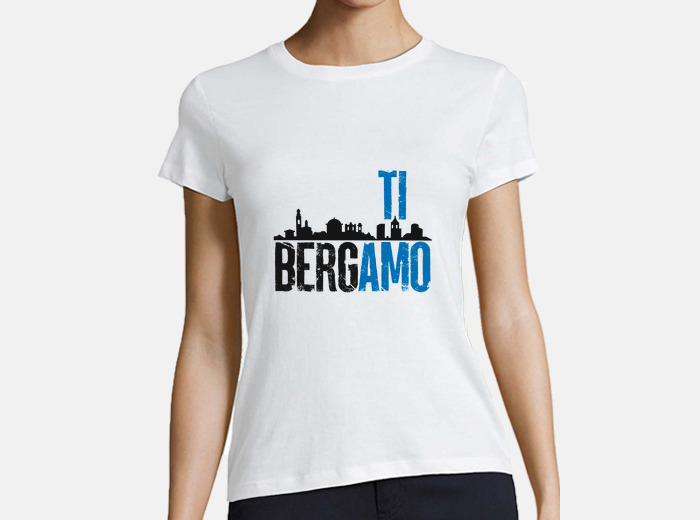 T shirt ti amo bergamo. i love bergamo city tostadora