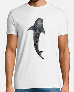 Tiburón ballena camiseta hombre