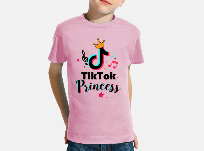 Camiseta ninos tik tok princesa nina. laTostadora