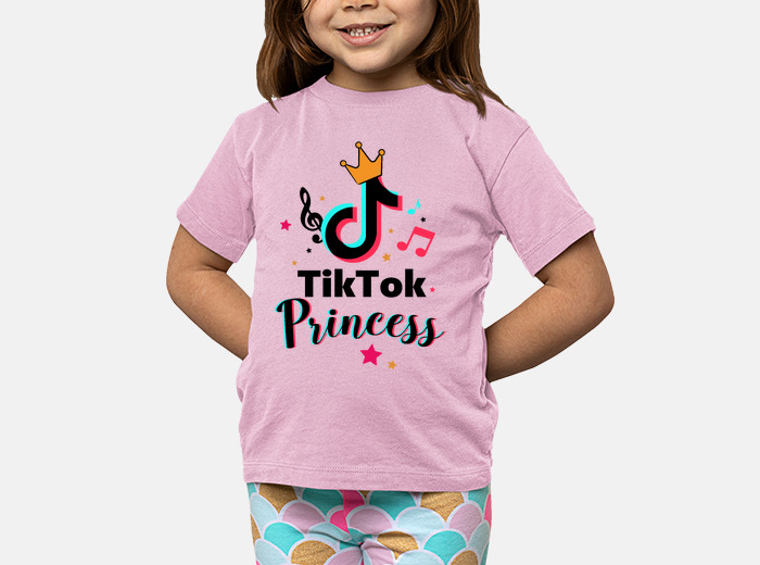 Camiseta ninos tik tok princesa nina. laTostadora