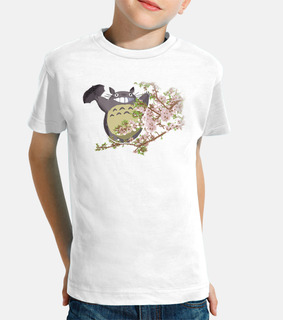 totoro and the flowers
