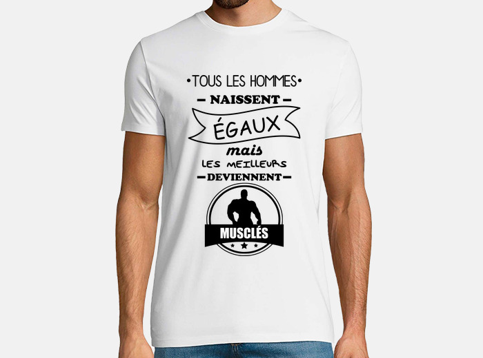 Homme Tee Shirt Humour Musculation Cadeau Sport -' T-shirt Homme