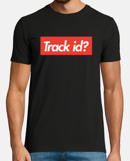 track id delete man, short sleeve, black, extra quality