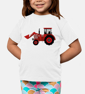 tractor / shovel / agriculture / red