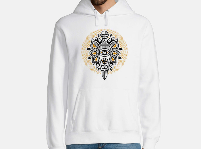 Bird Traditional Tattoo Adult Pull-Over Hoodie by Me - Pixels