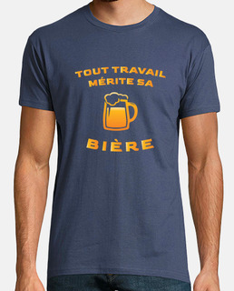 Travail et Bière Message Humour Parodie