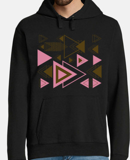 triangoli geometrici rosa minimalisti