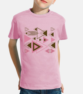 triangoli geometrici rosa minimalisti