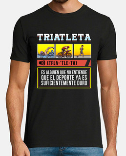 Triatleta Deportista Correr Nadar Bici