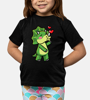 Triceratops Kawaii Dinosaur Kiss Kisses