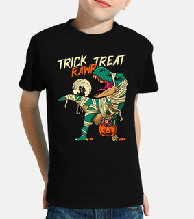 trick rawr treat t rex halloween